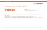 AN084 Projection with LED light sources - Osram · 2018-10-08 | Document No.: AN084 1 / 15 Application Note Projection with LED light sources Abstract This application note provides