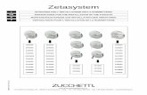 Zetasystem · zetasystem i istruzioni per l’installazione della rubinetteria gb instructions for the installation of the faucets f instructions pour l’installation de la robinetterie