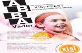 Kisi Feest ABBA Flyer 16-06-2014Zondag 21 september Open dag: Generaties samen! Iedereen is voor het hele KISI-FEEST uitgenodigd maar voor sommigen is een dag haalbaarder. Op zondag