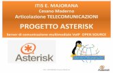 PROGETTO ASTERISK ... Asterisk £¨ impiegato in sistemi IP PBX (centralini privati IP), gateway VoIP,