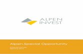 Alpen.Special Opportunity...Alpen.Special Opportunity / Prospekt 4 1.2. Povijesni prinos Fonda Prinosi Fonda od početka rada po godinama prikazani su u sljedećoj tablici. Prinos