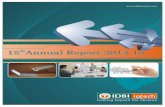 15 thAnnual Report 2014-15 - IDBI Bank · System (LAPS) were introduced, centered around improving operational efficiency, reducing transaction cost and turnaround time. Further,