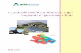 I controlli dell’Arta Abruzzo sugli impianti di gestione ... · Arta Abruzzo pubblica il primo report sui controlli effettuati sugli impianti autorizzati alla gestione dei ... accoppiate,