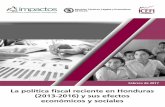La política fiscal reciente en Honduras (2013-2016) …...5 La política fiscal reciente en Honduras (2013-2016) y sus efectos económicos y sociales AGA Alianza para el Gobierno