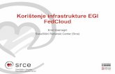 Korištenje infrastrukture EGI FedCloud · •Pogodno za uspostavu velikih i složenih aplikacija •npr. velike međunarodne virtualne organizacije, EU projekti •Raspoređivači