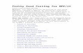 Pretty Good Porting for MPE/iX · Web viewVersion 1.0 by Lars Appel, July 1999. Abstract: This paper discusses the porting of Unix based Open Source software to MPE/iX. By sharing