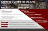 Kamloops Centre for the Arts...centre for the arts in downtown Kamloops. If this Report is received by anyone other than the Society and the City of Kamloops, the recipient is placed