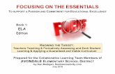 FOCUSING ON THE ESSENTIALS - flexiblecreativity.comFOCUSING ON THE ESSENTIALS TO SUPPORT A PASSION AND COMMITMENT FOR EDUCATIONAL EXCELLENCE KNOWING THE TARGET: Teachers Teaching &
