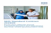 NHS Standard Contract 2019/20 · A. Conditions Precedent C. Extension of Contract Term ... 4G Intentionally Omitted) A. Operational Standards and National Quality Requirements ...