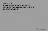 2017 Daewoo e&C SuStainability RepoRt · 2019-05-28 · 2017 Daewoo e&C SuStainability RepoRt 2017 대우건설 지속가능경영보고서 CONTENTS CEO Message 대우건설 개요