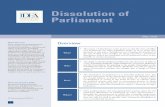 Dissolution of Parliament - ConstitutionNetconstitutionnet.org/.../dissolution_of_parliament_final.pdf · 2017-06-08 · 3 Dissolution of Parliament May 2016 Many 20th-century parliamentary