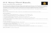 U.S. Navy Fleet Bands files/navy music/U.S. NAVY FLEET BAND FLUTE AUDITION.pdfFlutists auditioning for U.S. Navy Fleet Bands must perform on flute and piccolo. The audition will consist