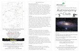 Trifold brochure Template - McLean ResearchCelestia. Girls will get an observation starter log set. Ambassadors/Seniors We'll discuss star charts and how to use them in navigating