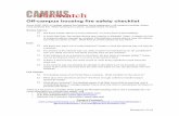 Off-campus housing fire safety checklist · Revised 01.21.16 Off-campus housing fire safety checklist Since 2000, 85% of college-related fire fatalities have happened in off-campus
