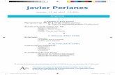 Javier Perianes - Fundación Scherzo · res, cromáticas, artificiales; armonías por cuartas, quintas y poliacordes. Su lógica tonal se fundamenta en base a centros tonales y no