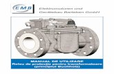 Elektromotoren und Gerätebau Barleben GmbH · La releul Buchholz cu cifrele de identificare 23 şi 24/24B, după verificarea clapetei de retenţie deblocaţi clapeta de retenţie
