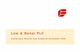 Low & Bonar PLC/media/Files/L/Low-And-Bonar-IR/company...Low & Bonar: Summary • Encouraging results in 2006 – a year of major, positive change and underlying progress • 2007