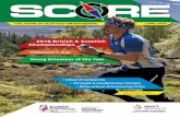 2018 British & Scottish Championships · SC RE JUNE 2018 2018 British & Scottish Championships Volunteer’s Day Young Orienteer of the Year ... the bid for WOC 2022 is now being