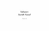 Tafseer Surah Yusuf.Week 4 - Islamic Society of ACTisact.org.au/.../wp-content/uploads/2014/02/Tafseer-Surah-Yusuf.Week-4.pdf · Tafseer: SurahYusuf ... – 2) Yusuf (peace be upon