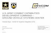 U.S. ARMY COMBAT CAPABILITIES DEVELOPMENT …DISTRIBUTION A. See first page. 1 U.S. ARMY COMBAT CAPABILITIES DEVELOPMENT COMMAND – GROUND VEHICLE SYSTEMS CENTER Jeff Koshko Deputy
