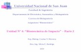 Universidad Nacional de San Juandea.unsj.edu.ar/biomecanica/Tema 4_Biomec_Impacto_Parte 2_2019.pdfAl analizar las causas que pueden producir diferentes aceleraciones en el eje longitudinal