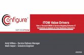 ITOM Value Driversconfiguretek.com/wp-content/uploads/2018/04/ITOM-Value...critical to moving along the CMDB maturity path and enabling CMDB to support key use cases and processes.