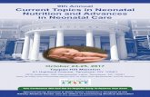 9th Annual Current Topics in Neonatal Nutrition and ... · access to an on-line course syllabus, breakfast, breaks and lunch each day. Tuition Refund Policy Tuition refunds, minus
