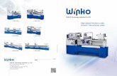 V 480x1 000 S 480x1 000 High Speed Precision Lathe ...seguin-machinery.com/wp-content/uploads/2015/04/Winho-Lathes.pdf · High Speed Precision Lathe Inverter Transmission Lathe AGENT: