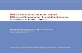 Microinsurance and Microfinance Institutions · PDF file Microinsurance and Microfinance Institutions Evidence from India CGAP Working Group on Microinsurance Good and Bad Practices