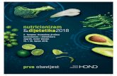 nutricionizam dijetetika2018 - PBF 2018.pdf · kongres „NUTRICIONIZAM I DIJETETIKA 2018“, 2. Kongres Hrvatskog društva nutricionista i dijetetičara koji će se održati od 15.