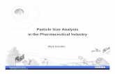 Particle Size Analysis in the Pharmaceutical Industry · 2010-02-17 · Size and shape effects packing ... Explore the Future Seminar Series 2009 Horiba Particle Characterization