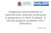 Diagnosis and Treatment of Hypertension and Preeclampsia ... Zealand/Diagnosis-and... hypertension and