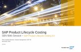 SAP Product Lifecycle Costing · Microsoft Excel and legacy tools used for early cost estimates and planning but SAP ERP for actual cost calculation In today’s fast-evolving market,