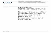 GAO-16-162, Defense Infrastructure: Energy Conservation ... · more than 500 installations and 500,000 buildings and structures. To help conserve energy at its installations, DOD,