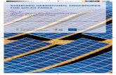 STANDARD OPERATIONAL PROCEDURES FOR SOLAR PARKS · “Standard operational procedures for solar parks” is a technical brochure developed by the consortium IBF International Consulting,