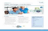 STCC USB charge controller · The STCC internal charger emulator allows higher current charging profiles between host and client, enabling charge currents up to 2.5 A and increases