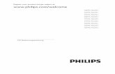 · 2012-05-22 · Koninklijke Philips Electronics N.V. haftet nicht für eine unsachgemäße Wandmontage, die Unfälle, Verletzungen oder Sachschäden zur Folge hat. Stellen Sie vor