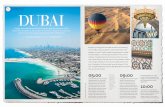 Australian Way August 2014 - One Perfect Day Dubai · Dubai Mall (10am); view from Skyview Bar (opposite, BALLOON PHOTOGRAPHY: GETTY IMAGES 6pm) DUBAI A glitzy oasis that emerged