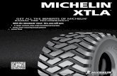 MICHELIN XTLA · GET ALL THE BENEFITS OF MICHELI®N RADIAL TIRE TECHNOLOGY! With the MICHELIN® XTLA ™ tire, you will get: • A large contact area with exceptional traction •