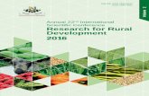 Annual 22nd International Scientific Conference Research ... · Annual 22nd International Scientific Conference Research for Rural Development Latvia University of Agriculture Volume