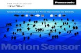 PIR Motion Sensor - rcmicro.es Sensores PIR.pdf · motion sensor Horizontally wide detection type Current Digital output consumption 1/2/6/170˜A Recommended applications › World’s