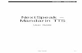 NextSpeak Mandarin NextSpeak - Mandarin TTS 2.2 NeoSpeech Lily (Mandarin) End User License After successfully