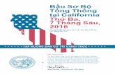 Bầu Sơ Bộ Tổng Thống tại California Thứ Ba, 7 Tháng Sáu, 2016 · Nếu quý vị có bất cứ thắc mắc gì về cách bỏ phiếu, ... có điều kiện về