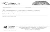 The enhancement of concurrent processing through ...Calhoun: The NPS Institutional Archive Theses and Dissertations Thesis Collection 1984 The enhancement of concurrent processing