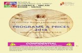 PROGRAMS & PRICES 2018 - Academix · In Country Italian Language Courses PROGRAMS & PRICES 2018 inclusive Agent Manual & F.A.Q. b-c This document as well as all CD’s, DVD’s, etc.