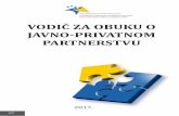 VODIČ ZA OBUKU O JAVNO-PRIVATNOM PARTNERSTVUparco.gov.ba/wp-content/uploads/2016/07/B-vodic-web_18_8_2017_6.pdf · Miroslav ZEKOVIĆ, rukovodilac projekta Dejan JOVIČIĆ, saradnik