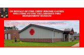 ON BEHALF OF FIRE CHIEF JEROME GAINES, WELCOME TO …tpdpowerdms.city.talgov.com/Uploads/Public/Documents/fire/historyppt.pdfAvenue. It was purchased by Mr. Ron Czaplicki in 2016 and