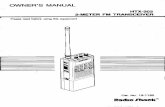 HTX - 202 Owner's Manualradiopics.com/1. Manuals/Radio Shack - Realistic/HTX-202 (Owner's Manual).pdf · Title: HTX - 202 Owner's Manual Author: Prasad Agrahar Subject: Radio Shack