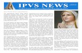 IPVS NEWS - International Pilgrim Virgin Statue of Our ... · IPVS NEWS Issue No. 16 Winter 2014-2015 Dear Friends of Our Lady of Fatima, The International Pilgrim Virgin Statue Foundation