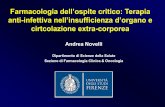 Farmacologia dell’ospite critico: Terapia anti-infettiva ... · Approach to the infected patient for the provision of optimal antibiotic therapy Infected patient . Pharmacodynamic